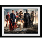 GB Eye Gerahmtes Poster, Justice League Charaktere, Holz,...