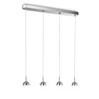 Philips myLiving LED Pendelleuchte Cypress 4-flammig, chrom