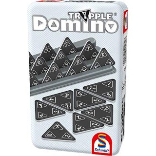 Schmidt Spiele SSP51282 - Tripple Domino in Metalldose