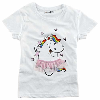Pummeleinhorn - Shirt Bedruckt mit Tüll-Applikation, Gr. 98/104