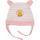 Winnie The Pooh - Baby Mütze Winnie mit Öhrchen, rosa