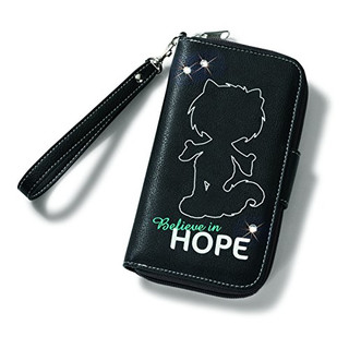Nici 38116 - Geldbeutel Hope, 10 x 19 cm, schwarz/weiß