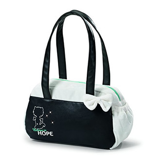 Nici 38120 - Handtasche Hope, 32 x 20 x 10 cm, schwarz/weiß