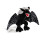 Nici 38357 - Creature mit Zähnen - stehend, Plüschtier, 22 cm, schwarz
