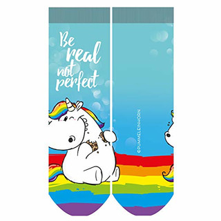 Pummeleinhorn Fotoprint Socke - Perfect Gr. 35/38