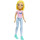 Barbie FHV73 On The Go Puppe (blond mit rosa Hello Shirt)