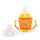 Nuvita 1441 Trinklernbecher mit Schnabelmundstück aus Silikon, orange