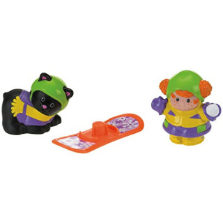 Fisher-Price – Little People Figures Tube Snowboarding board