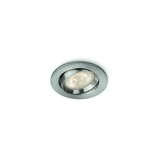 Philips Lighting Philips myLiving Einbauspot Ellipse Warmglow 5903117P0, 500lm, Nickel, Metall, Integriert, 4.5 W, 9.1 x 9.1 x 15.8 cm