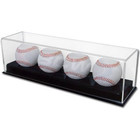 BCW 1-AD12-4 Acrylic Four Baseball Display