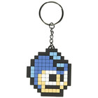 Difuzed Megaman - Pixel Head Rubber Keychain