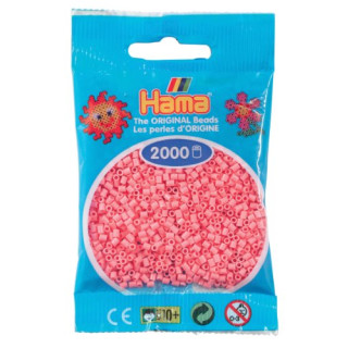 Hama Perlen 501-06 - Mini-Perlen, 2000 Stück hellrot
