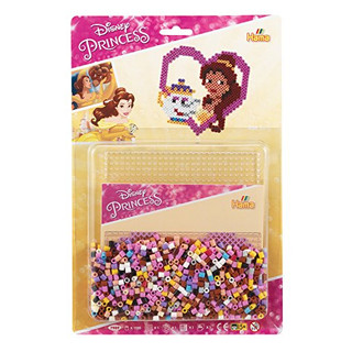 Hama 7989 - Sortiment Princess, ca. 1100 Bügelperlen und große Stiftplatte