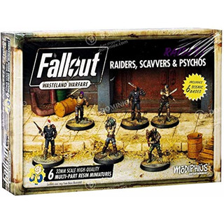 Fallout - Wasteland Warfare- Raiders, Scavvers And Psychos Miniatures W2 - English