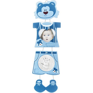 Bieco 76000074 Abdruckset mit Bilderrahmen Tiger, blau