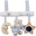 Bieco 02013077 Hängefiguren Universalhänger Bär Peti Plüschanhänger für Babys und Kleinkinder hellblau
