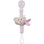 Bieco 02013106 - Schnullerkette Petrilla rosa Motive sortiert