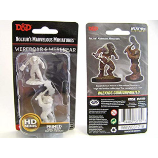 D&D Nolzurs Marvelous Miniatures - Wereboar & Werebear