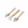 Love My Garden Chef Gartenwerkzeug-Set, 3-teilig, mit Übertopf, Rechen und Kelle – Edelstahl mit FSC-zertifizierten Holzgriffen
