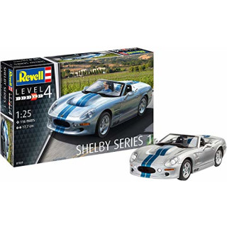 Revell 12 Modellbausatz 07039 „Shelby Series I“, Auto im Maßstab 1:25, Level 4