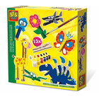 SES Creative 14903 Wäscheklammerfiguren, Diverse Farben