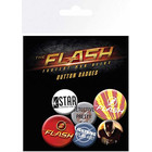DC Comics BP0624  "Mix" The Flash Badge Pack