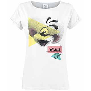Diddl Since 1990! Girl-Shirt weiß M