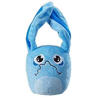 HANAZUKI B8378EL2 Sad Hemka Plush Toy, Blue