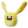 HANAZUKI B8374EL2 Happy Hemka Plush Toy, Yellow