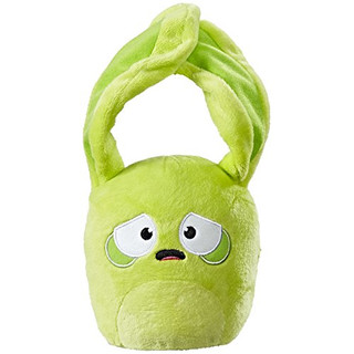 HANAZUKI B8375EL2 Scared Hemka Plush Toy, Lime Green