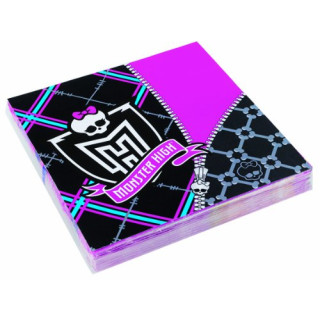 Amscan Servietten Monster High, 20 Stk.