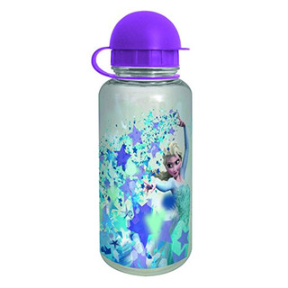 Disney Frozen, 350ml, ELSA Stars Trinkflasche Tritan ca. 350 ml, Kunststoff, 6,2 x 6,2 x 17 cm