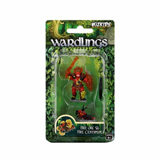 WizKids Wardlings Painted Miniatures: Fire Orc & Fire Centipede
