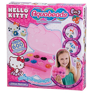 Aquabeads 79968 Hello Kitty Glitzer Motivset Bastelspielzeug