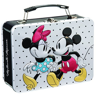 Disney Mickey Mouse and Minnie Mouse Large Tin Tote
